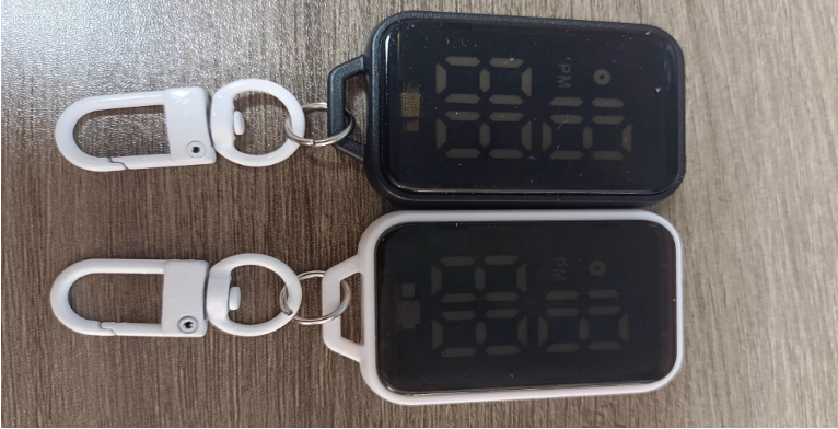 LED Digital Display Keychain Pocket Watch