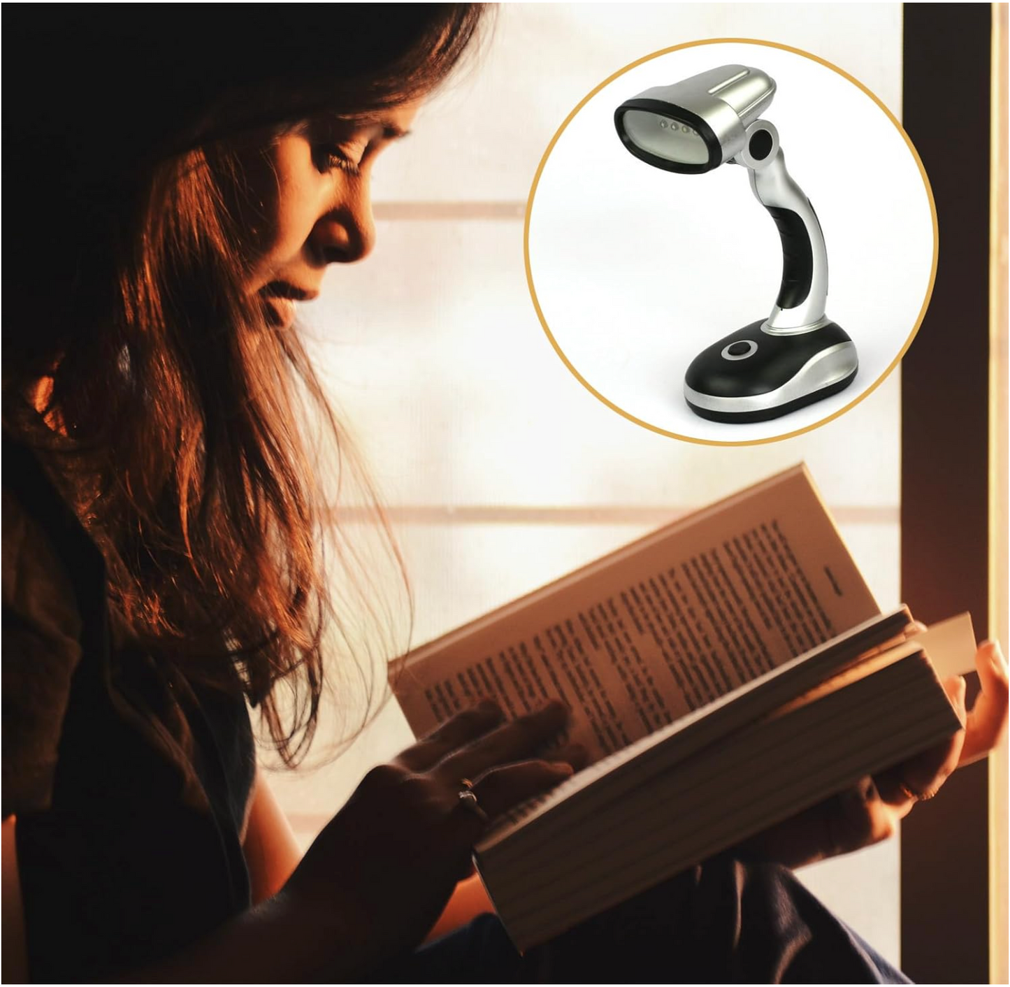 Foldable Desk Light Table Lamp with 12 LEDs