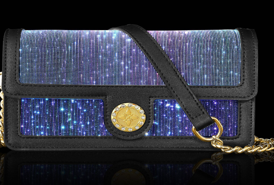 Glow-in-the-Dark Fiber Optic LED Handbag