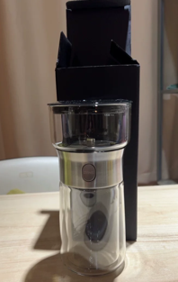 Portable Double Wall Glass Tea Cup With Infuser