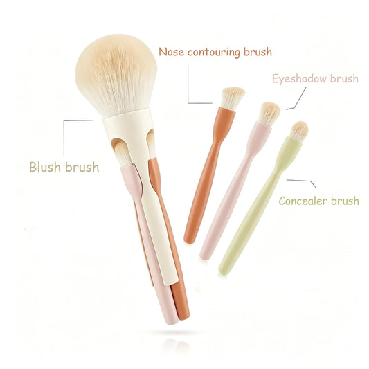 Magnetic 4-in-1 Makeup Brush