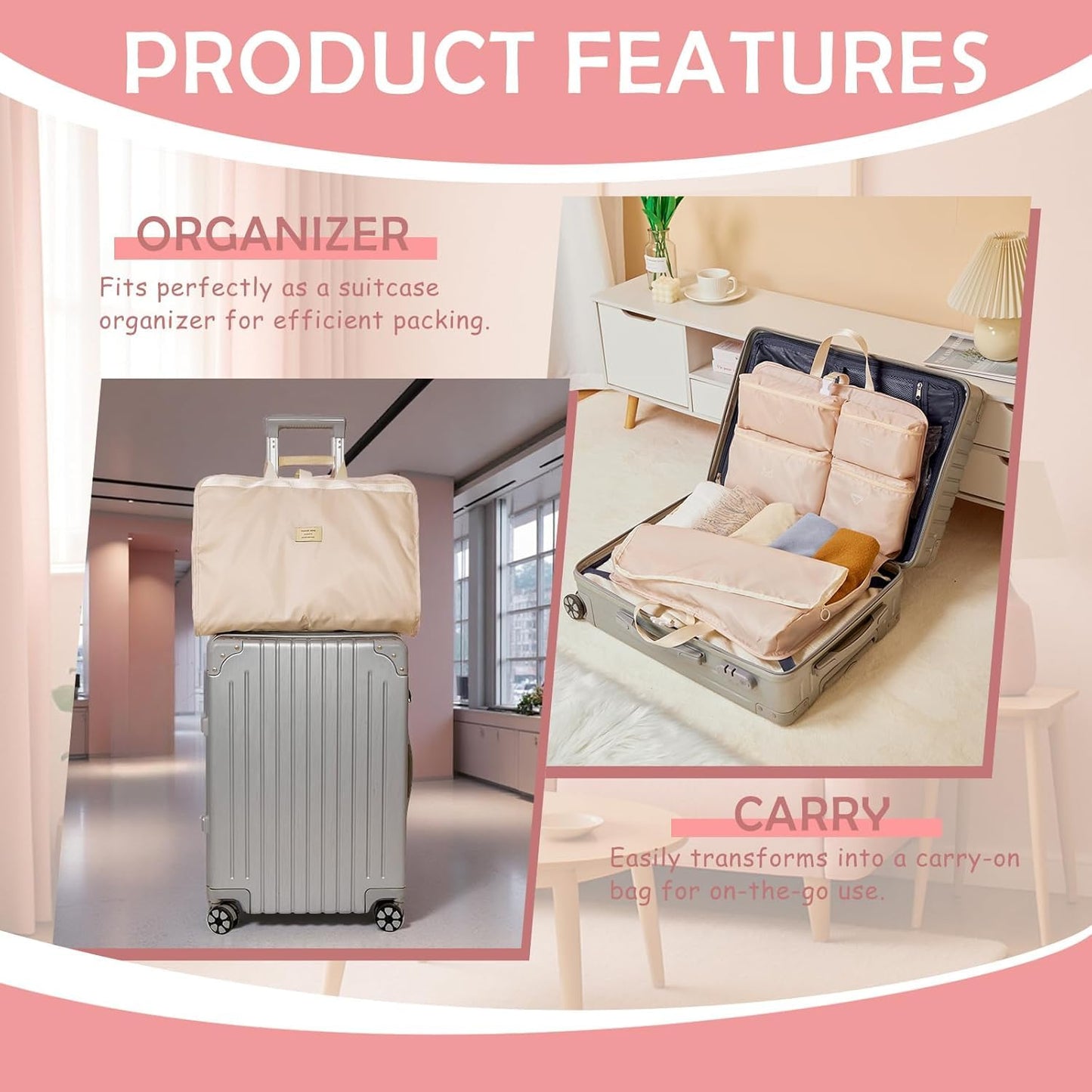 7-in-1 Travel Foldable Hanging Storage Bag