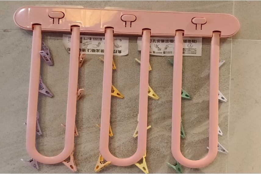 Multi-Purpose Wall Mounted Foldable Drying Hanger