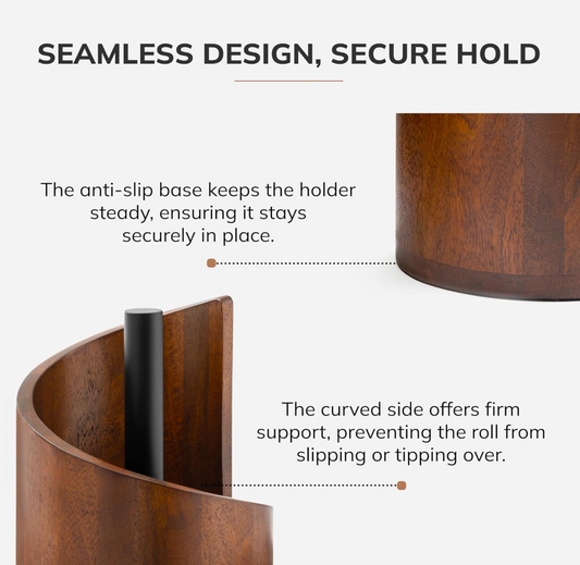 Wooden Tissue Holder Stand