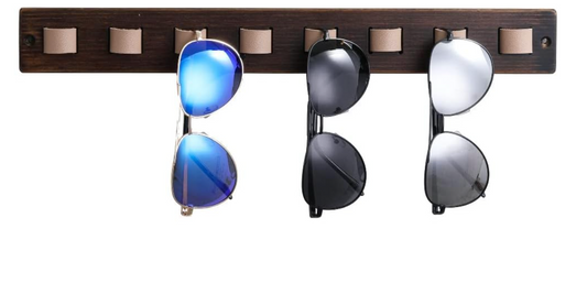 Wall Mounted Sunglass Holder Rack