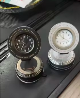 Double-Sided Vacuum Suction Cup Mount With Watch