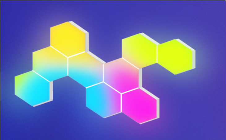 RGBIC Hexagon LED Smart Wall Lights