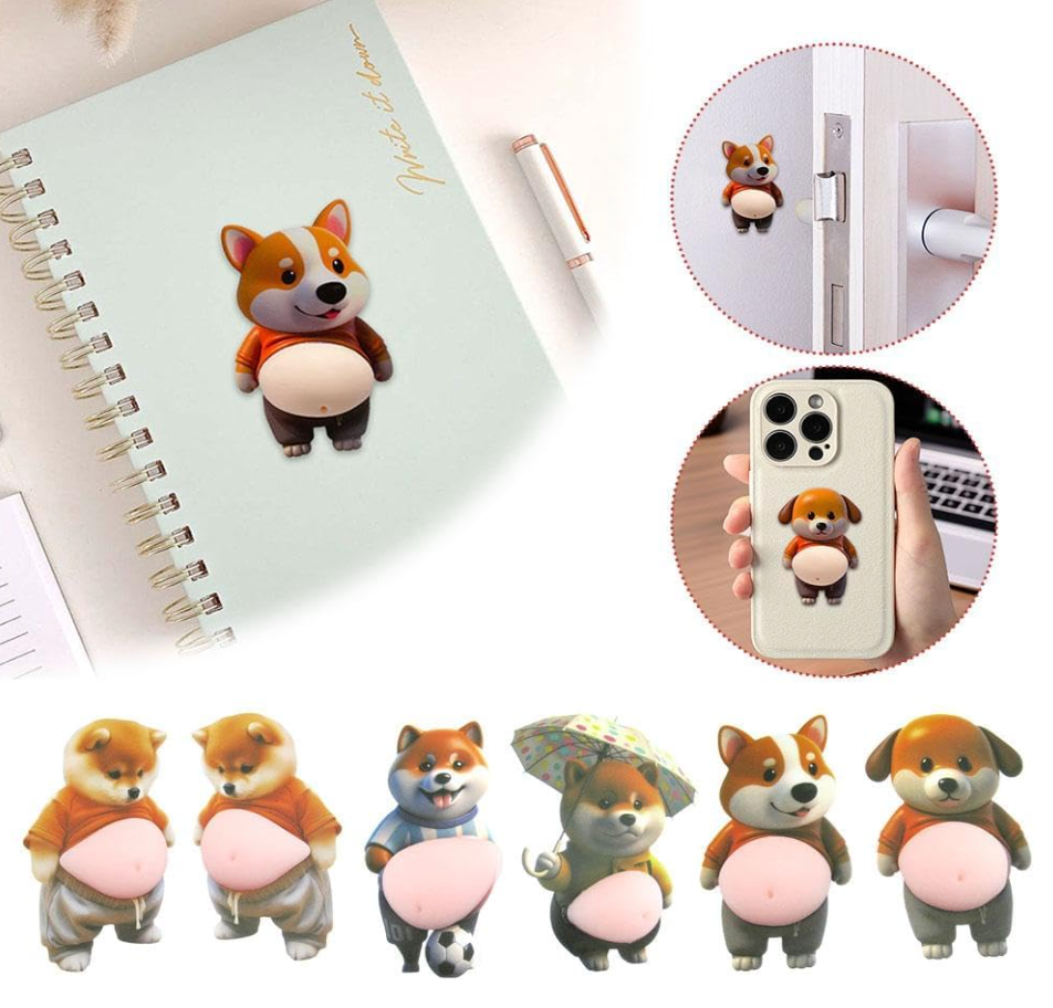 Cartoon 3D Wall Sticker (Pack of 4)