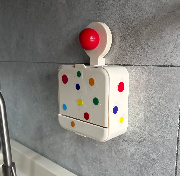 Wall Mounted No-Drill Self-Draining Soap Holder