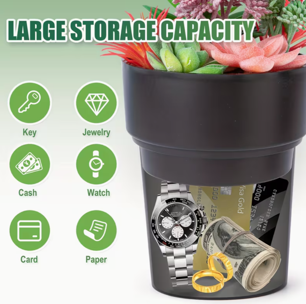 Flower Pot Hidden Safe