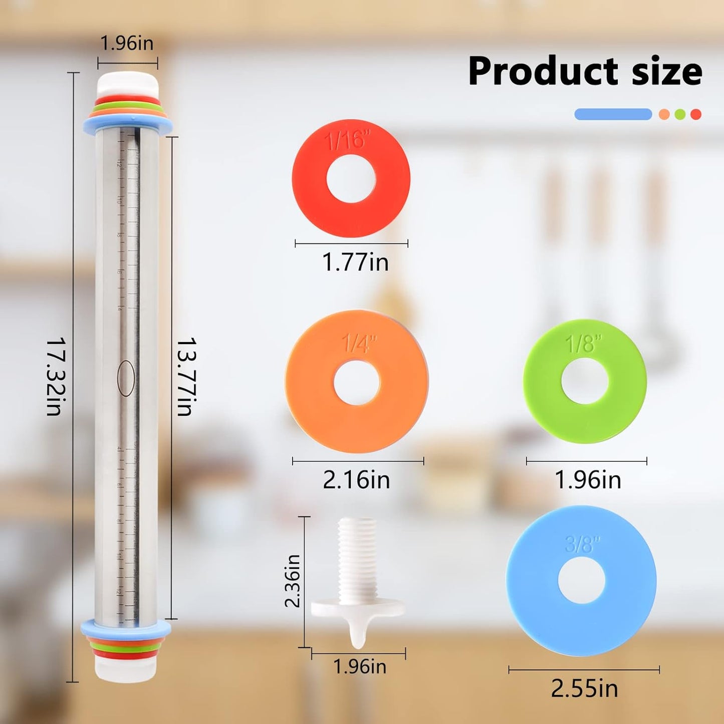 Stainless Steel Rolling Pin