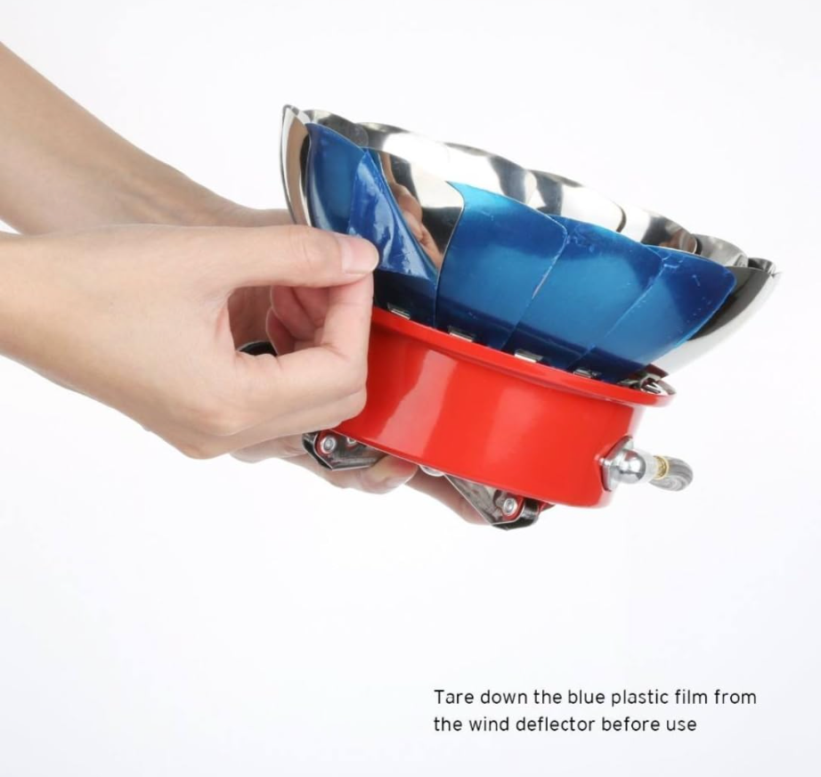 Portable Mini Windproof Lotus Shaped Outdoor Gas Stove