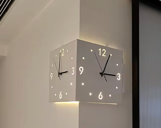 Double Sided LED Wall Clock