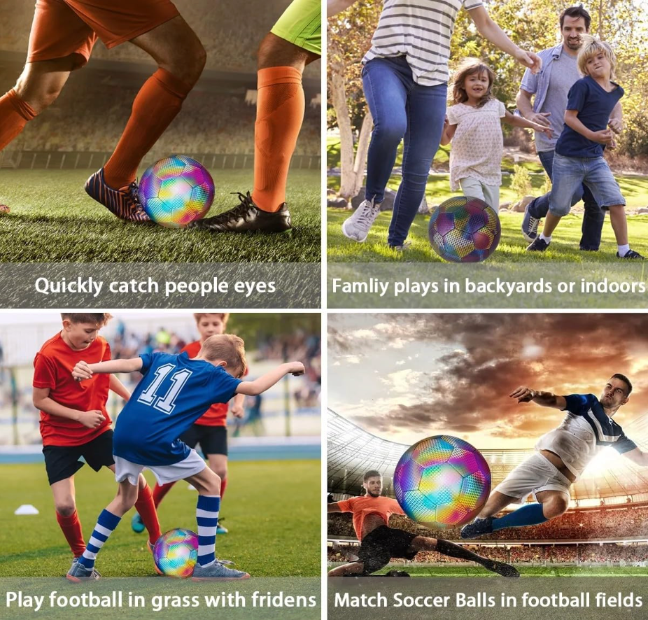 Holographic Reflective Soccer Ball