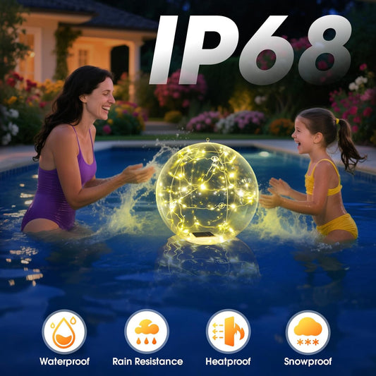 Solar Floating Pool Lights-Glow Ball