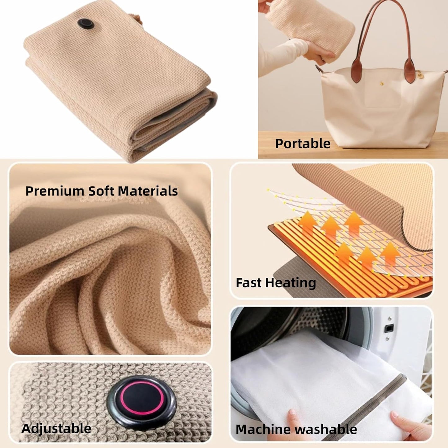 USB Powered Heating Shawl