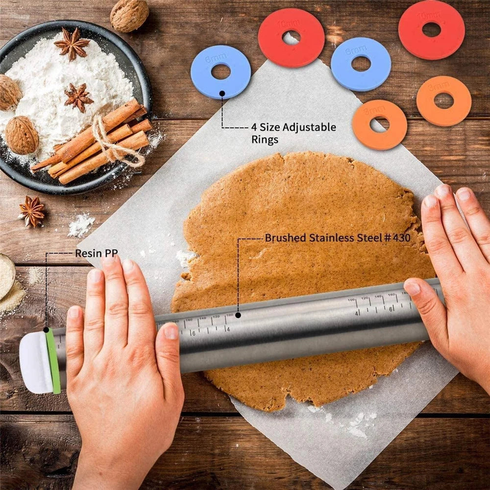 Stainless Steel Rolling Pin