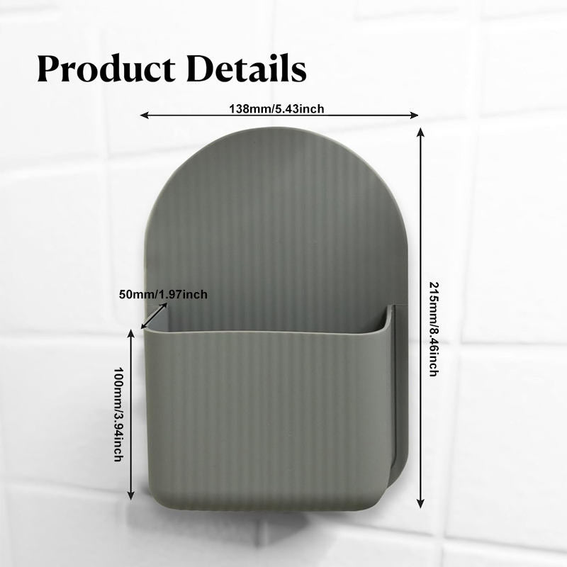 Wall-Mounted Silicone Organizer