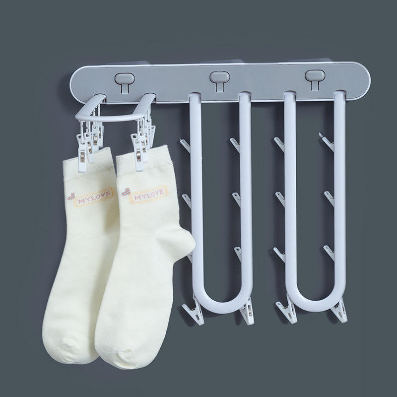 Multi-Purpose Wall Mounted Foldable Drying Hanger
