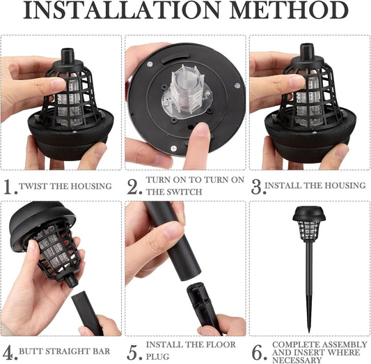 Solar Powered Mosquito Killer Lamp