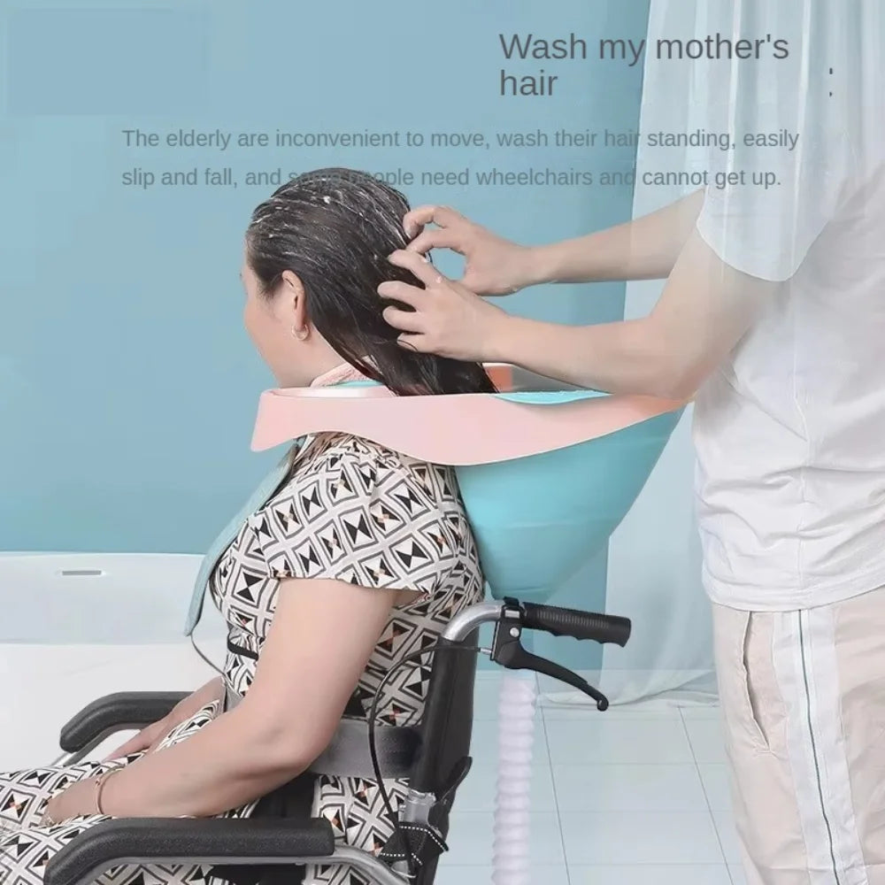 Portable & Foldable Plastic Hair Basin