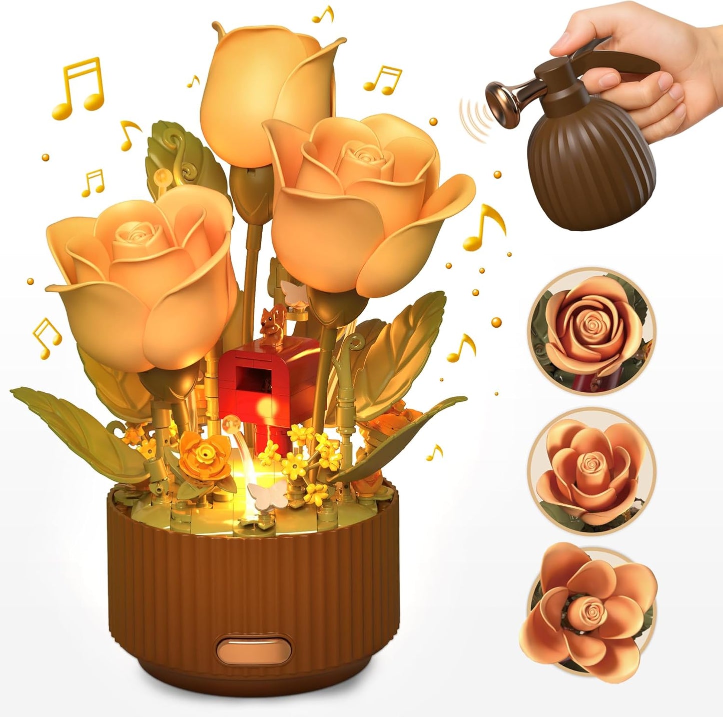 Interactive Blooming Rose Table Lamp