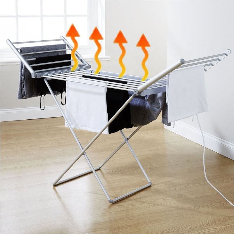 Foldable & Electric Heating Clothes Drying Rack