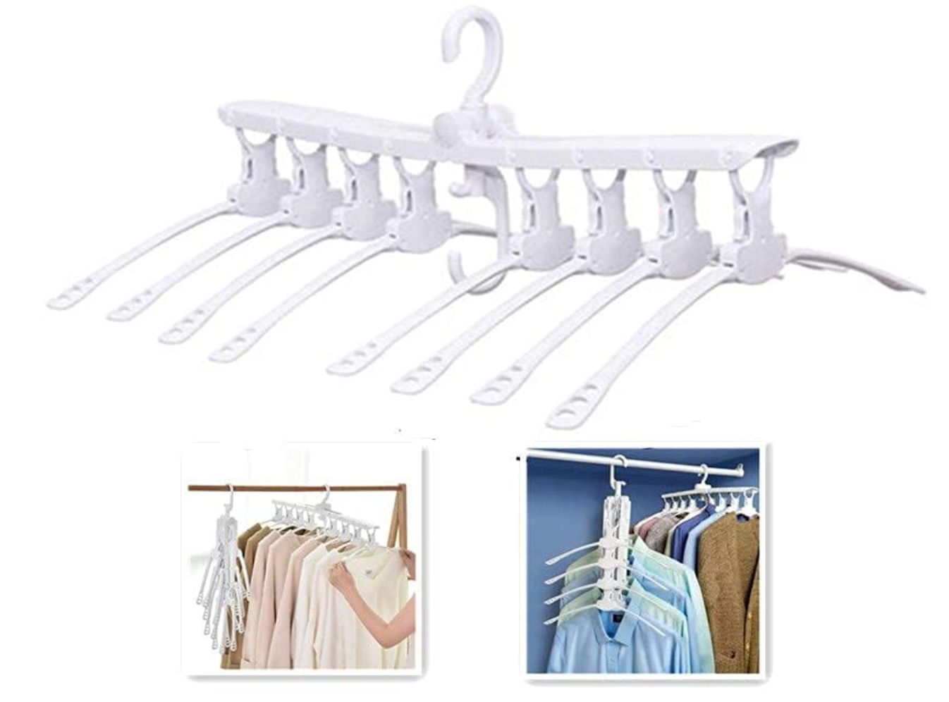 8-in-1 Foldable Multifunctional Magic Cloth Rack