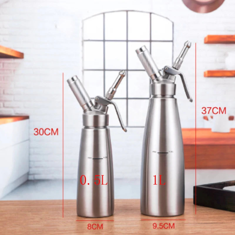 Gourmet Whipped Cream Maker – Aluminum Dispenser