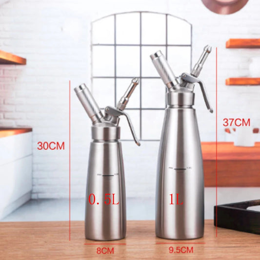 Gourmet Whipped Cream Maker – Aluminum Dispenser