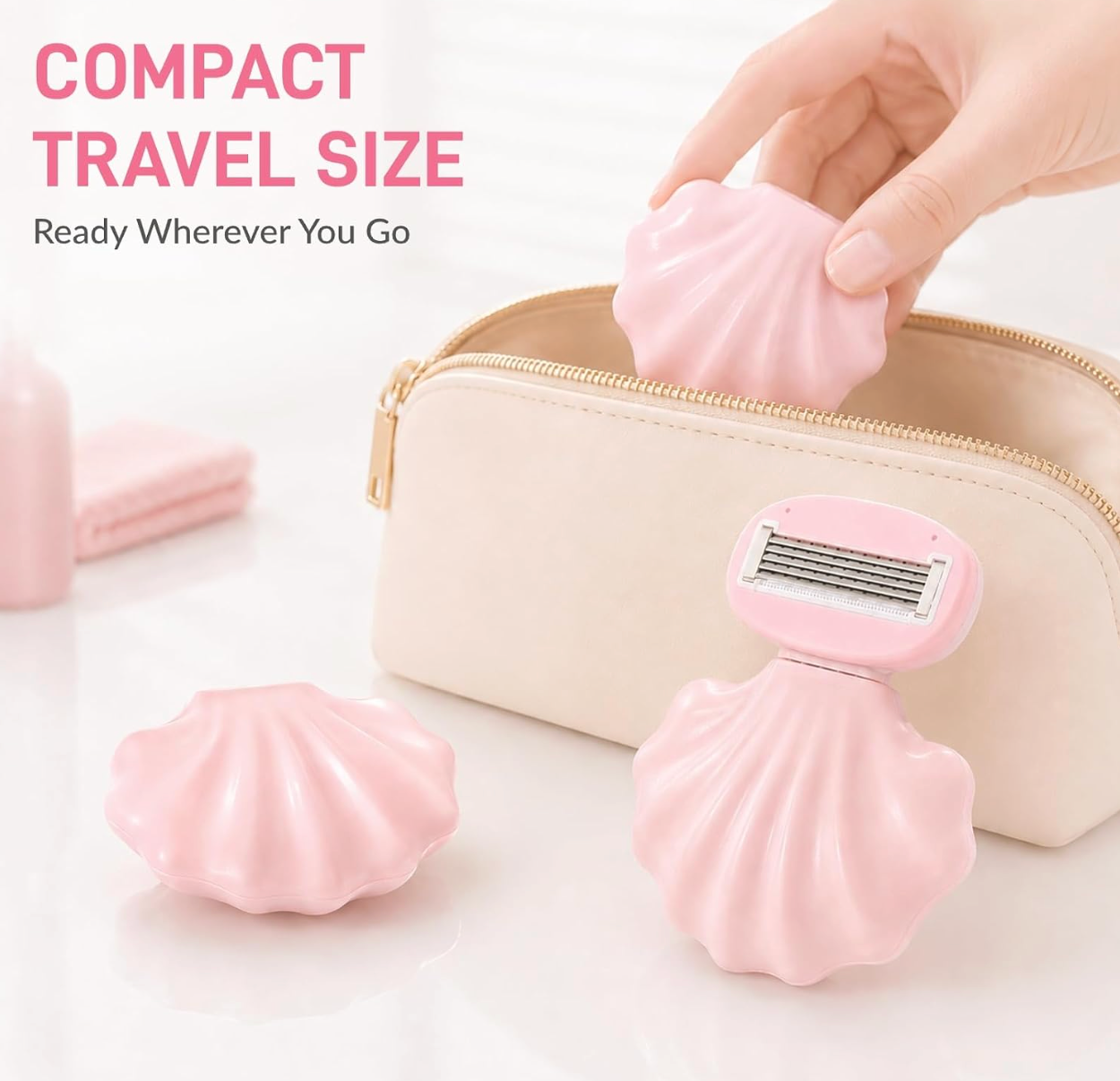 Shell Shape Portable Hair Razor