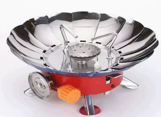 Portable Mini Windproof Lotus Shaped Outdoor Gas Stove