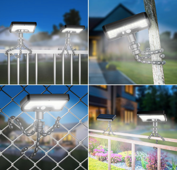 Tripod Octopus Solar Outdoor Light