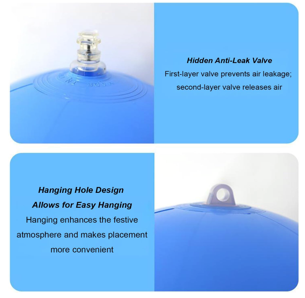 Reusable Multi Cluster Inflatable Balloon (7 Linked Pcs)