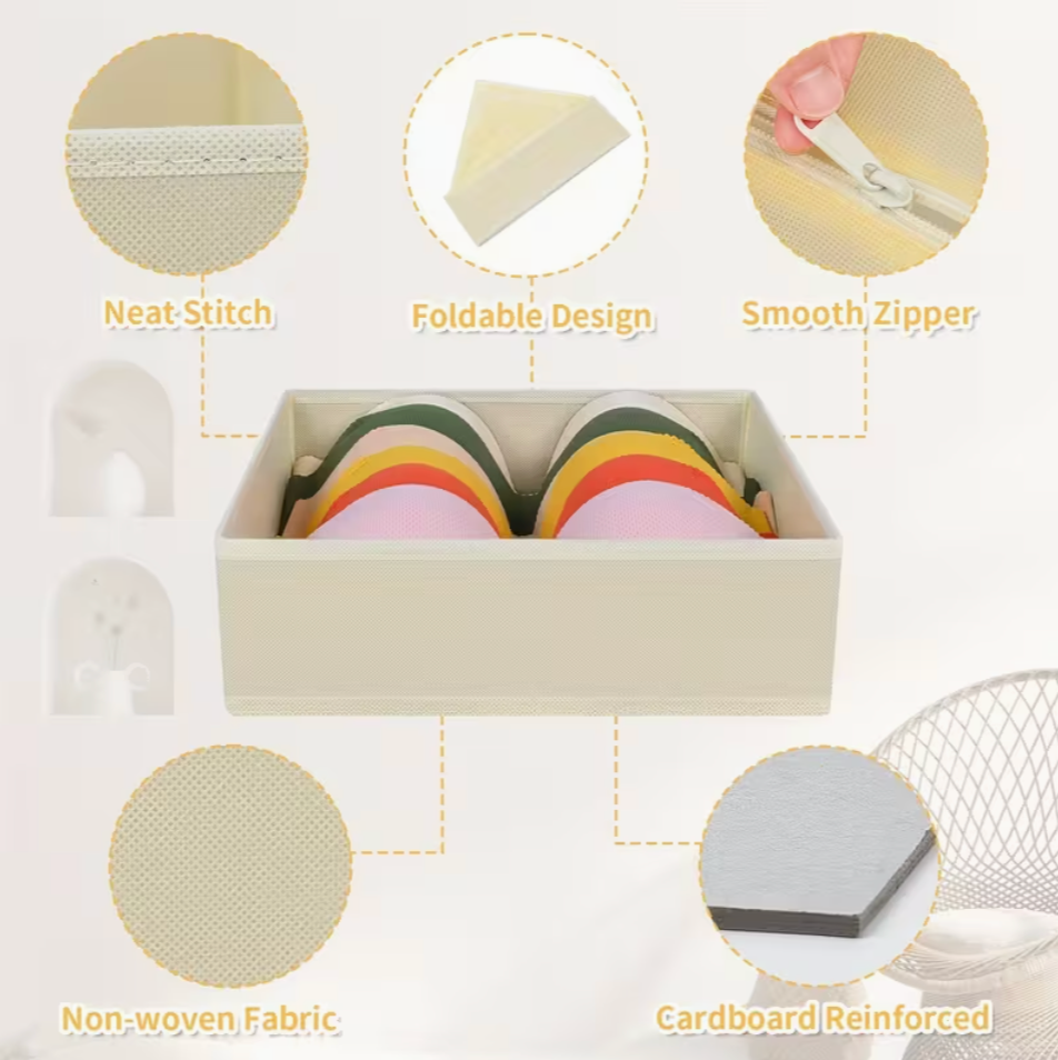 Closet Drawer Storage Organizer (Pack Of 6)