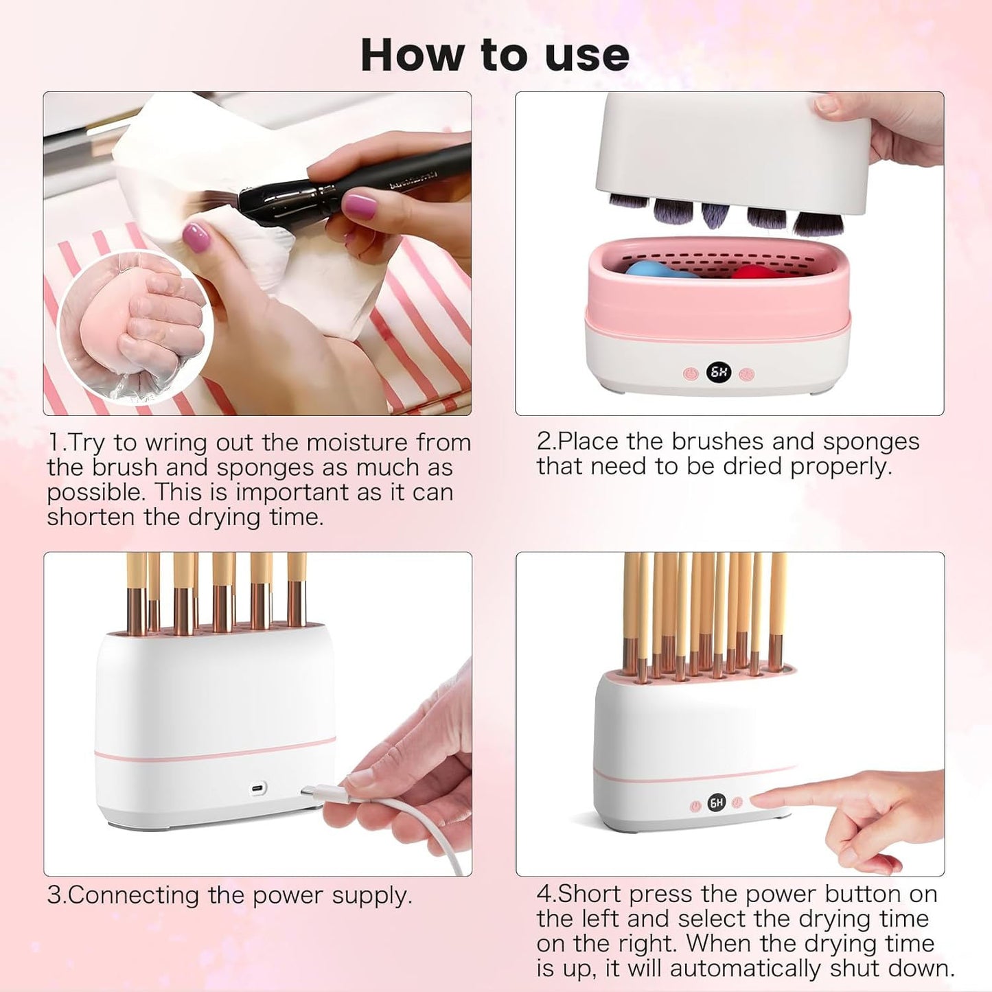 Makeup Brush & Sponge Dryer