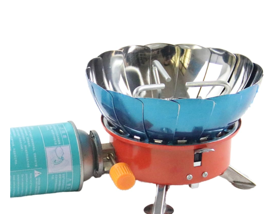 Portable Mini Windproof Lotus Shaped Outdoor Gas Stove