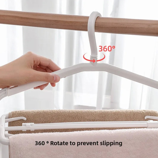 3 Layer Hanging Foldable Clothes Drying Hanger