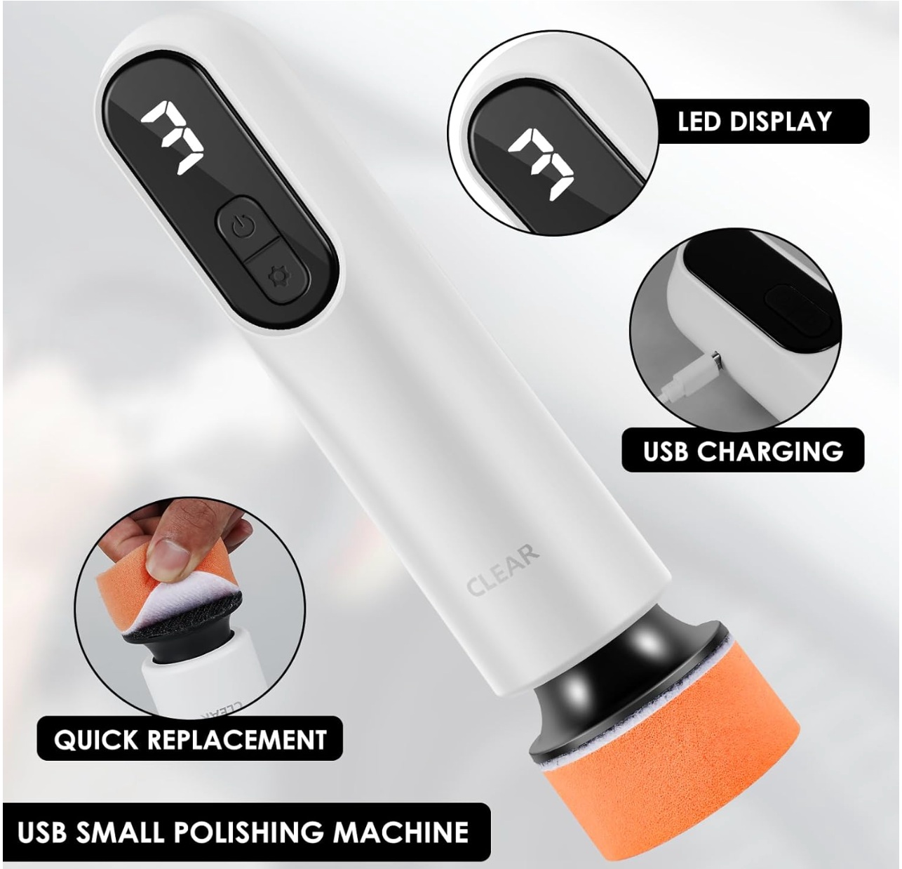 Mini Cordless Car Polishing Machine