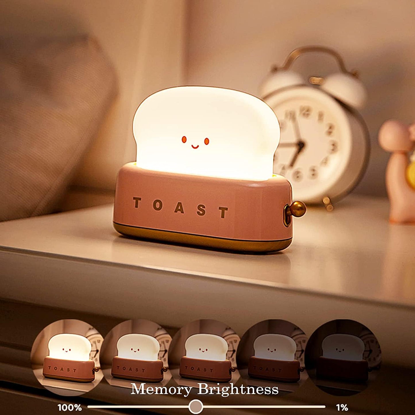 Cute LED Toaster Lamp