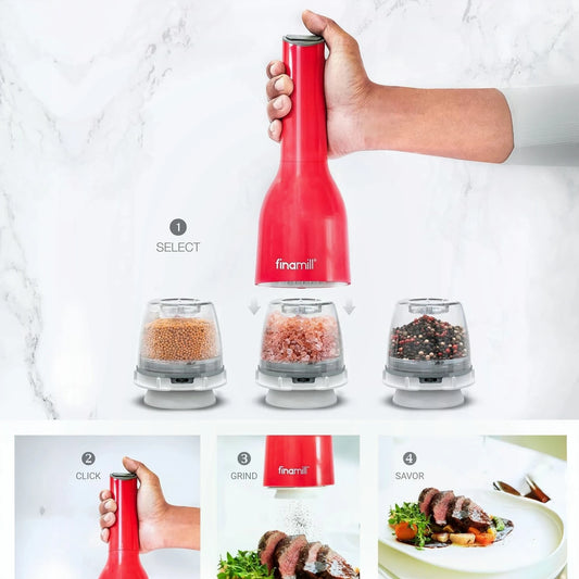 Multi-Functional Electric Pepper Mill & Spice Grinder