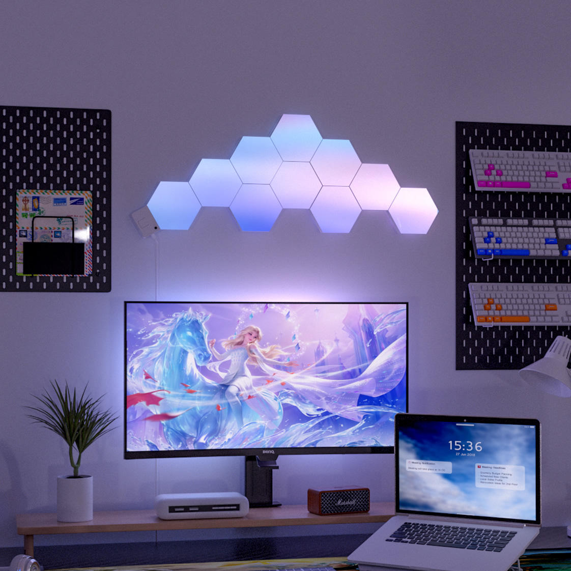 RGBIC Hexagon LED Smart Wall Lights