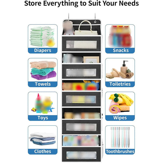 5 layer Door Hanging Foldable Storage Organizer