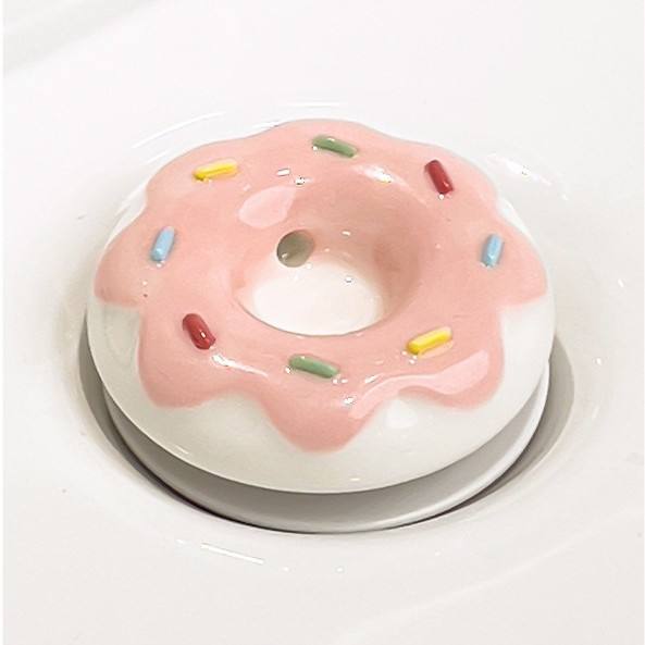 Donut-Shaped Pop-Up Sink Drain Filter
