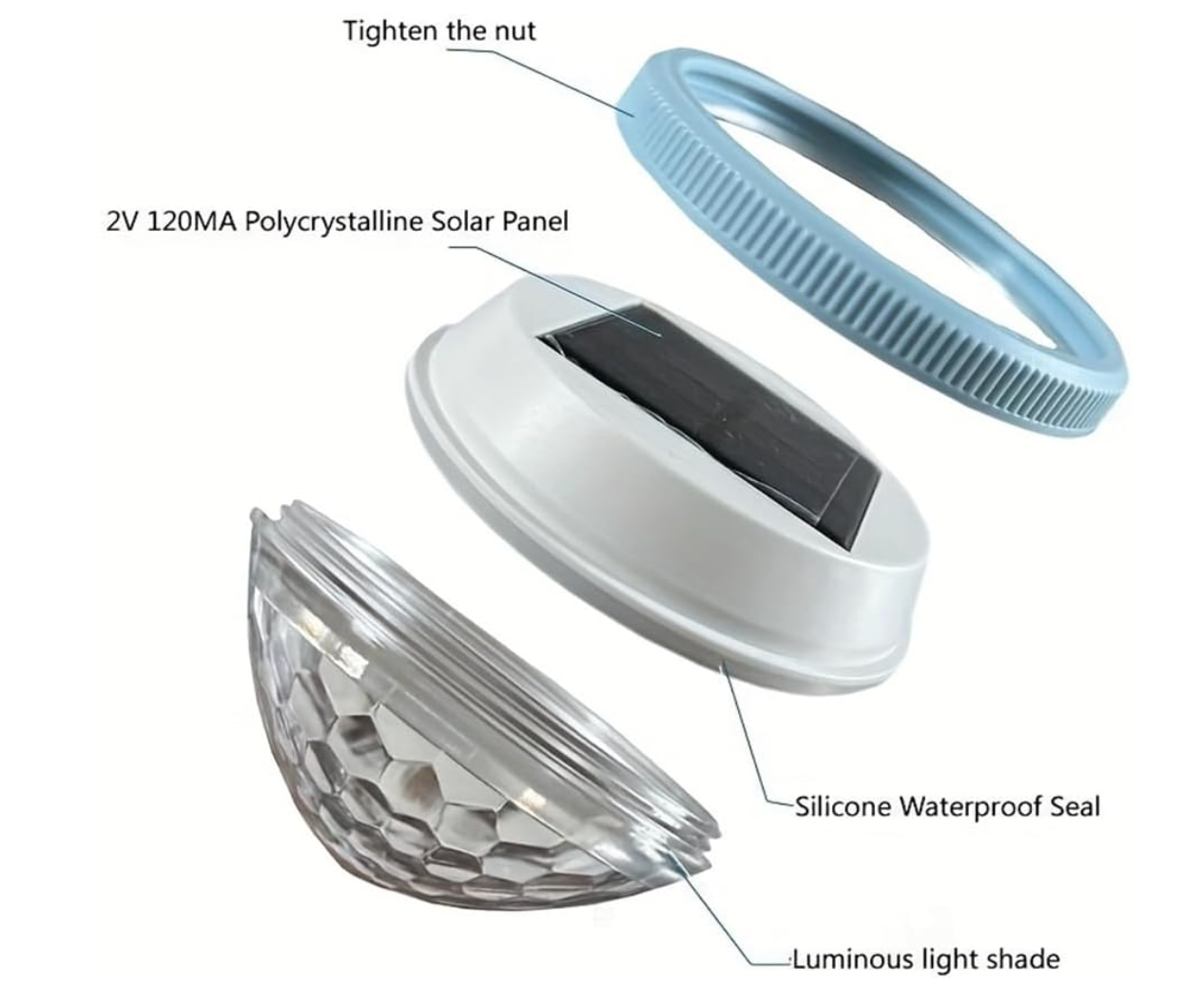 Solar Floating Pool RGB Light