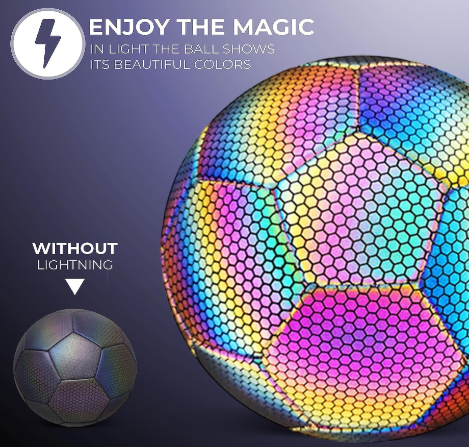 Holographic Reflective Soccer Ball