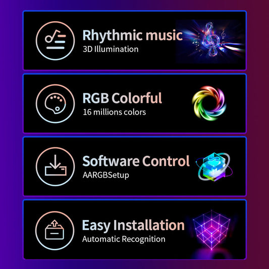 RGBIC Hexagon LED Smart Wall Lights