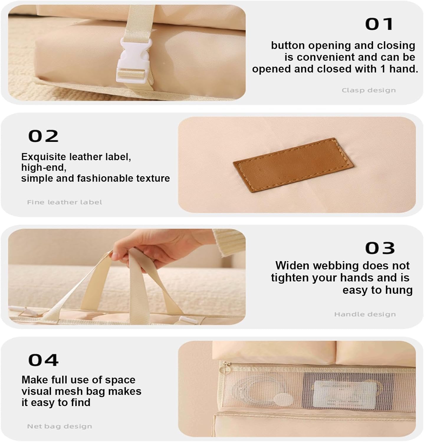 7-in-1 Travel Foldable Hanging Storage Bag