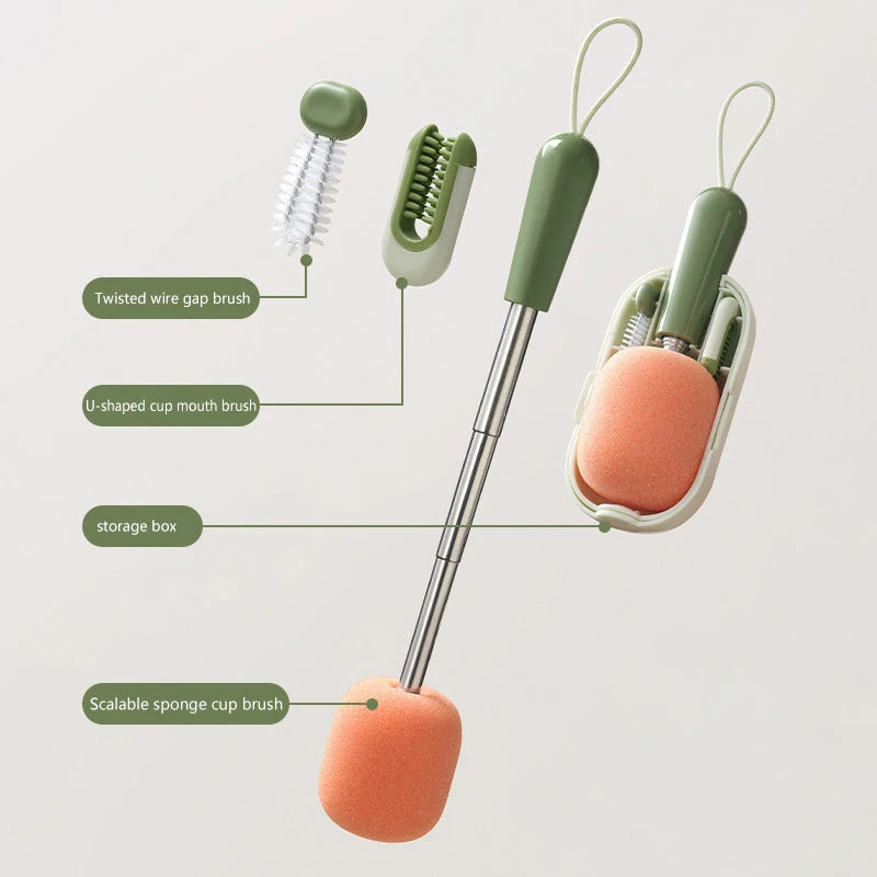 3 In 1 Telescopic Cup Cleaning Brush