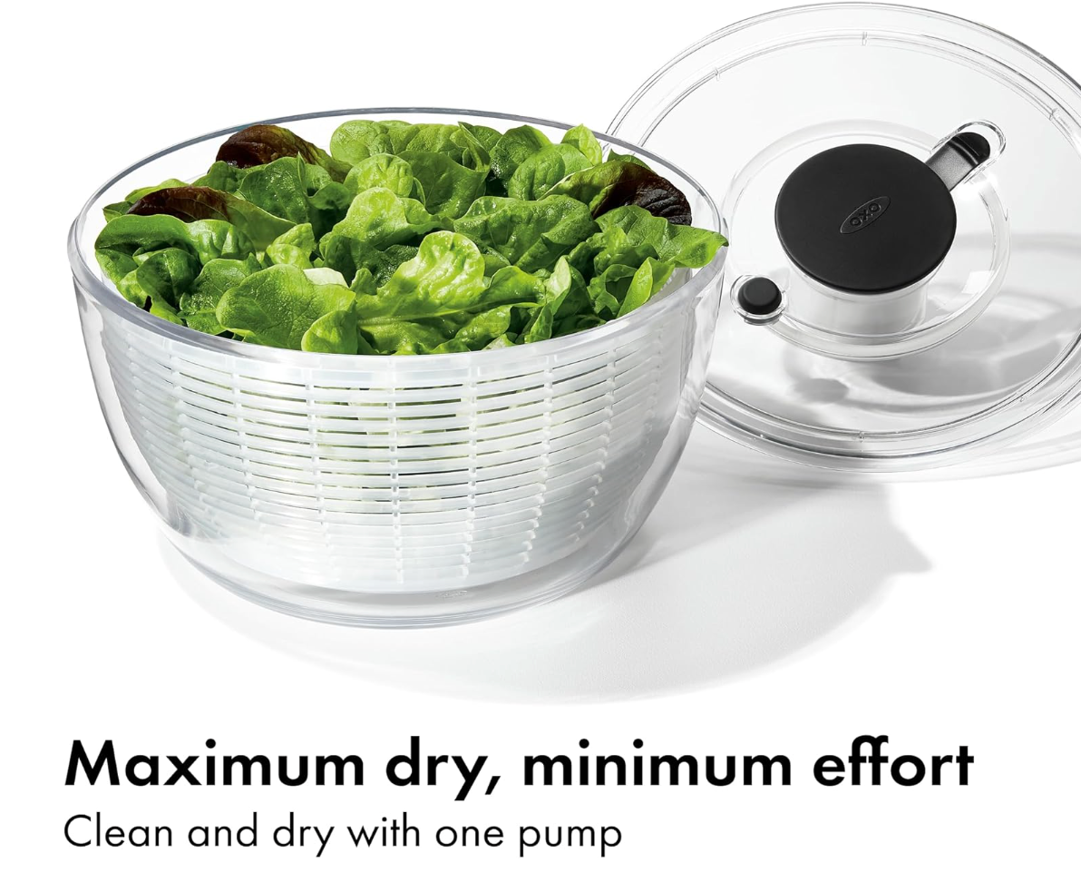 Manual Press Salad Spinner